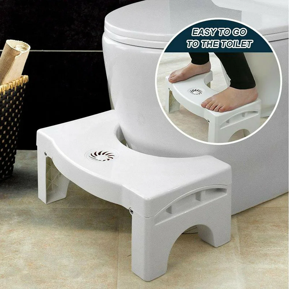 

Folding Multi-Function Toilet Stool Portable Step for Home Bathroom P7Ding