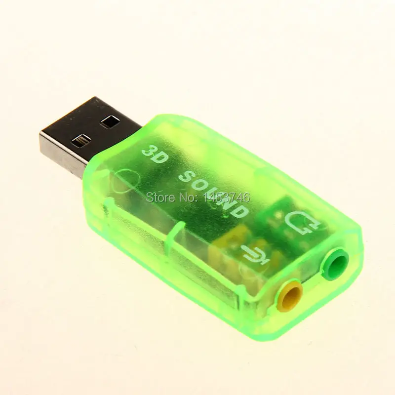 2015 High Quality 1 Piece Jack Converter Sound Card Adapter 3.5mm USB 2.0 Mic Speaker Audio Headset Microphone free shipping | Электроника