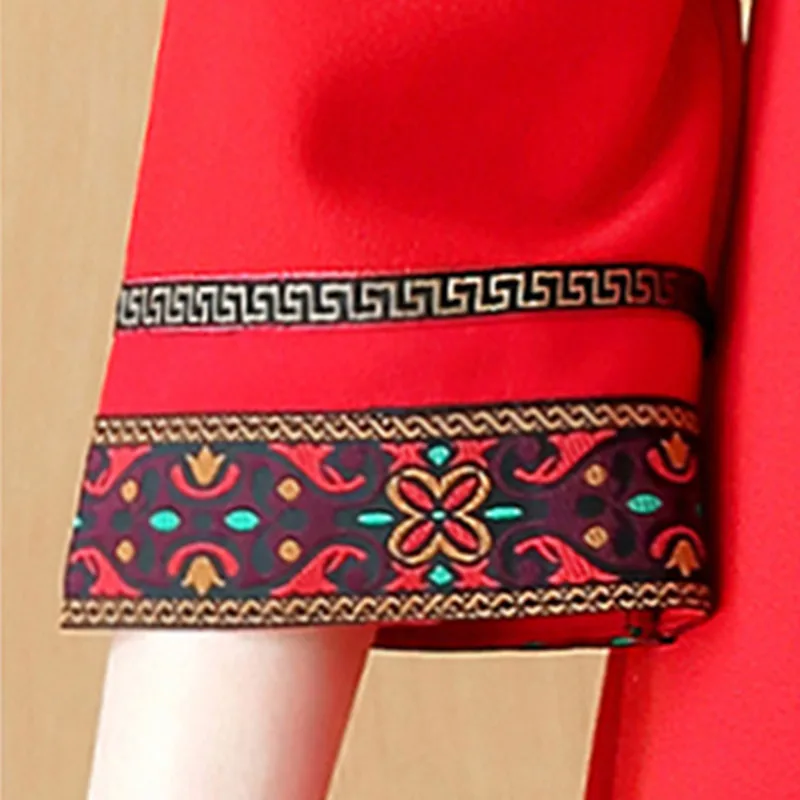 Новое весенне-летнее женское платье с вышивкой модное повседневное винтажное