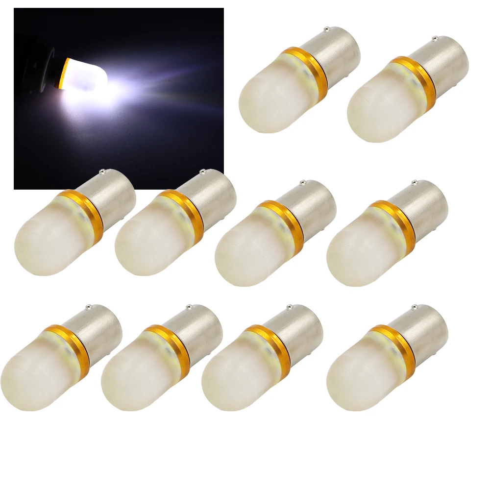 YSY 10 шт. Новинка 1156 BA15S T20 7443 2835 9smd светодиодные лампы силиконовые Автомобильные