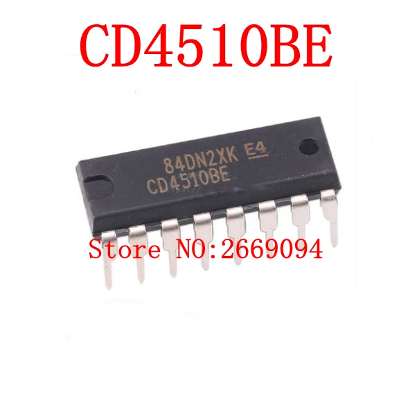 5 шт./10 шт. CD4510BE HEF4510BP DIP16 CD4510 DIP TC4510BP mc14510p10 HD14510BP новые и оригинальные IC | Отзывы и видеообзор