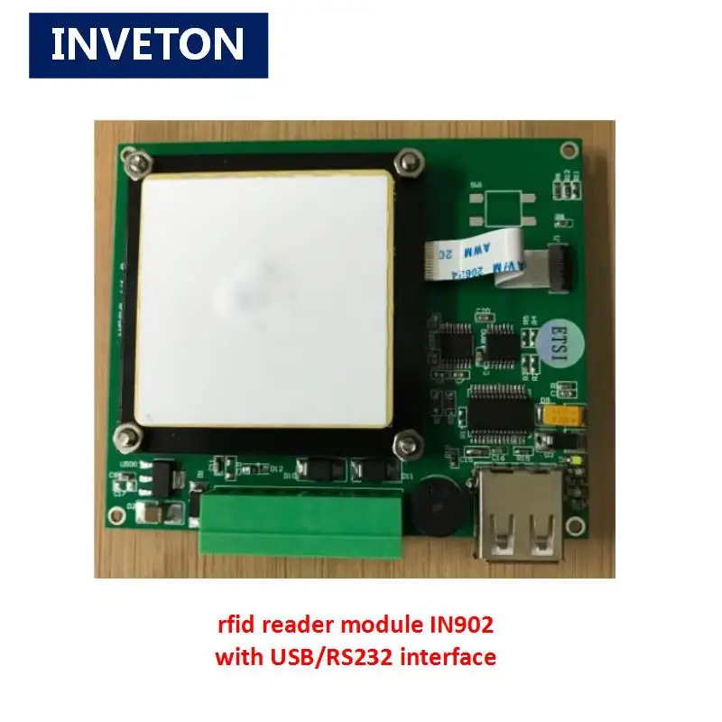 UHF RFID интегрированный считыватель и писатель модуль с антенной все-в-одном 865-868
