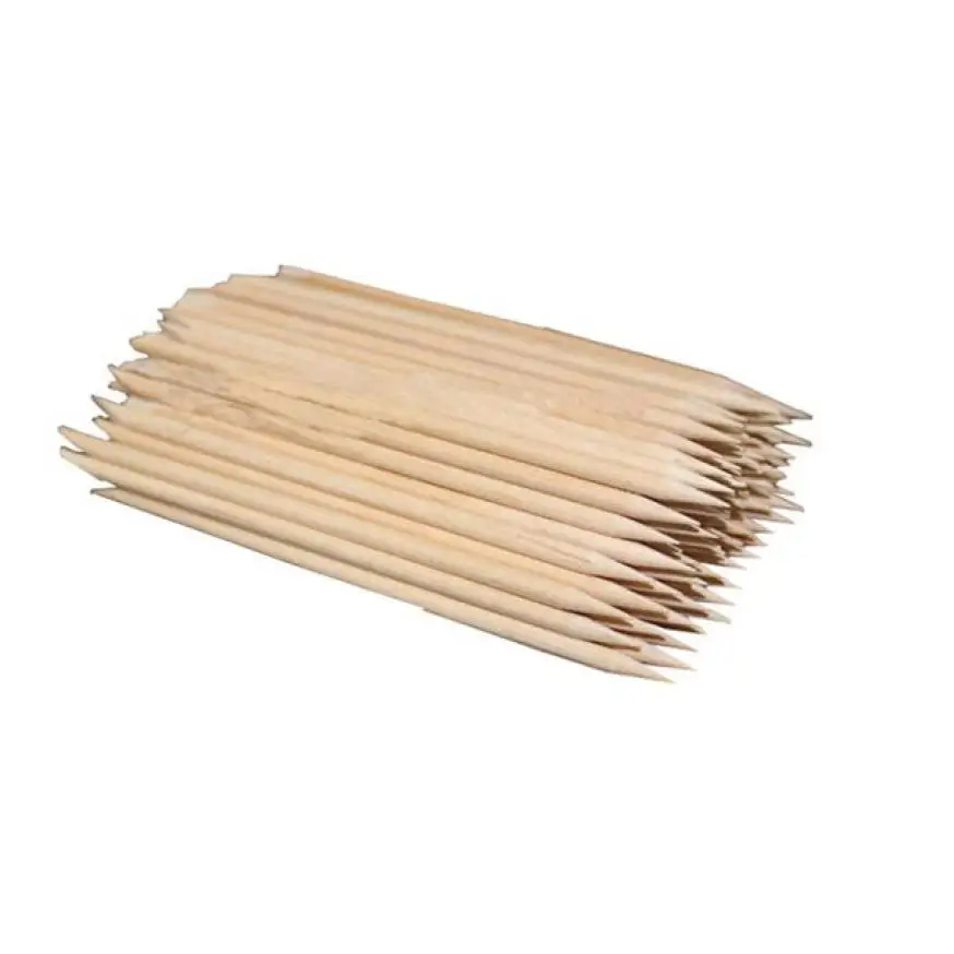 100 шт. деревянные палочки для маникюра и педикюра удаления кутикулы | Красота