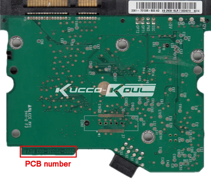 HDD PCB Логическая плата 2060 701336 003 REV A для WD 3 5 SATA восстановление данных жесткого