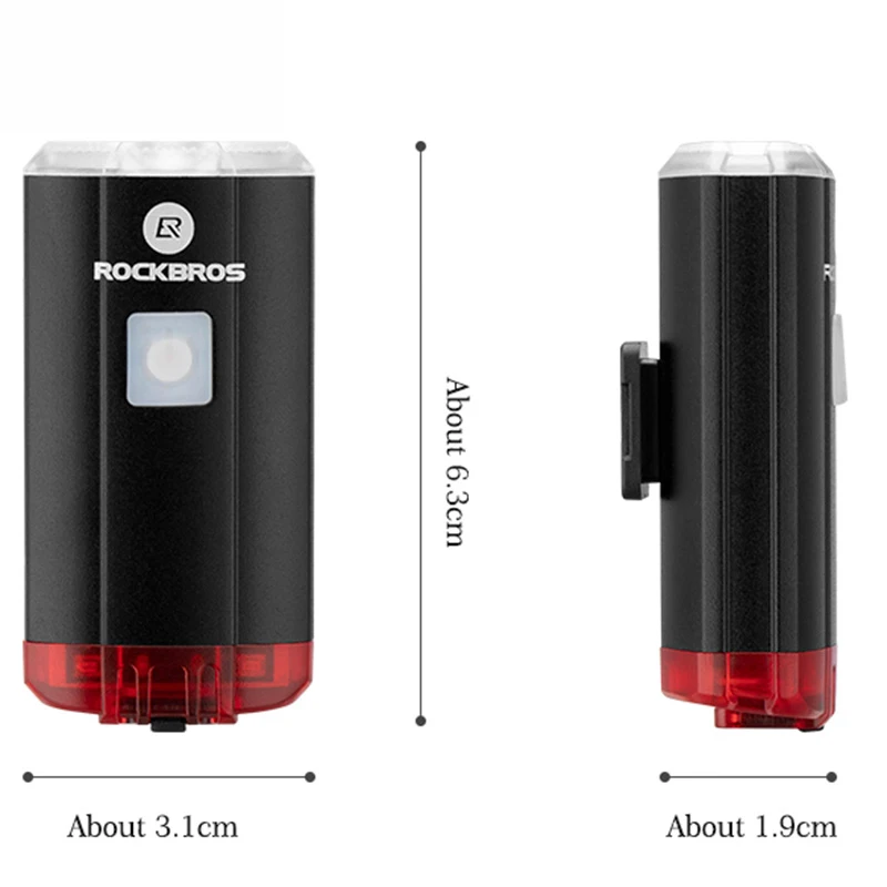 ROCKBROS перезаряжаемая велосипедная фара велосипедный шлем верхний свет руль