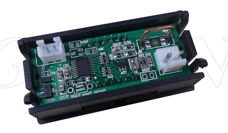GWUNW BY456A 0 2.000A(2A) 4 Бит Цифровой амперметр переменного тока Панель метр 56 дюймов