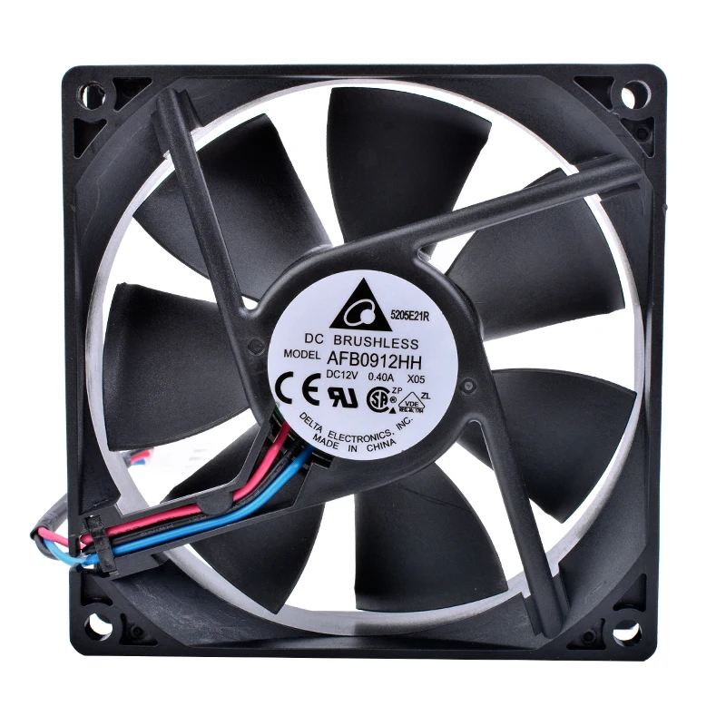 AFB0912HH 9225 9025 DC 12V 0.40A двойной шариковый подшипник 3pin воздушный объем охлаждающий