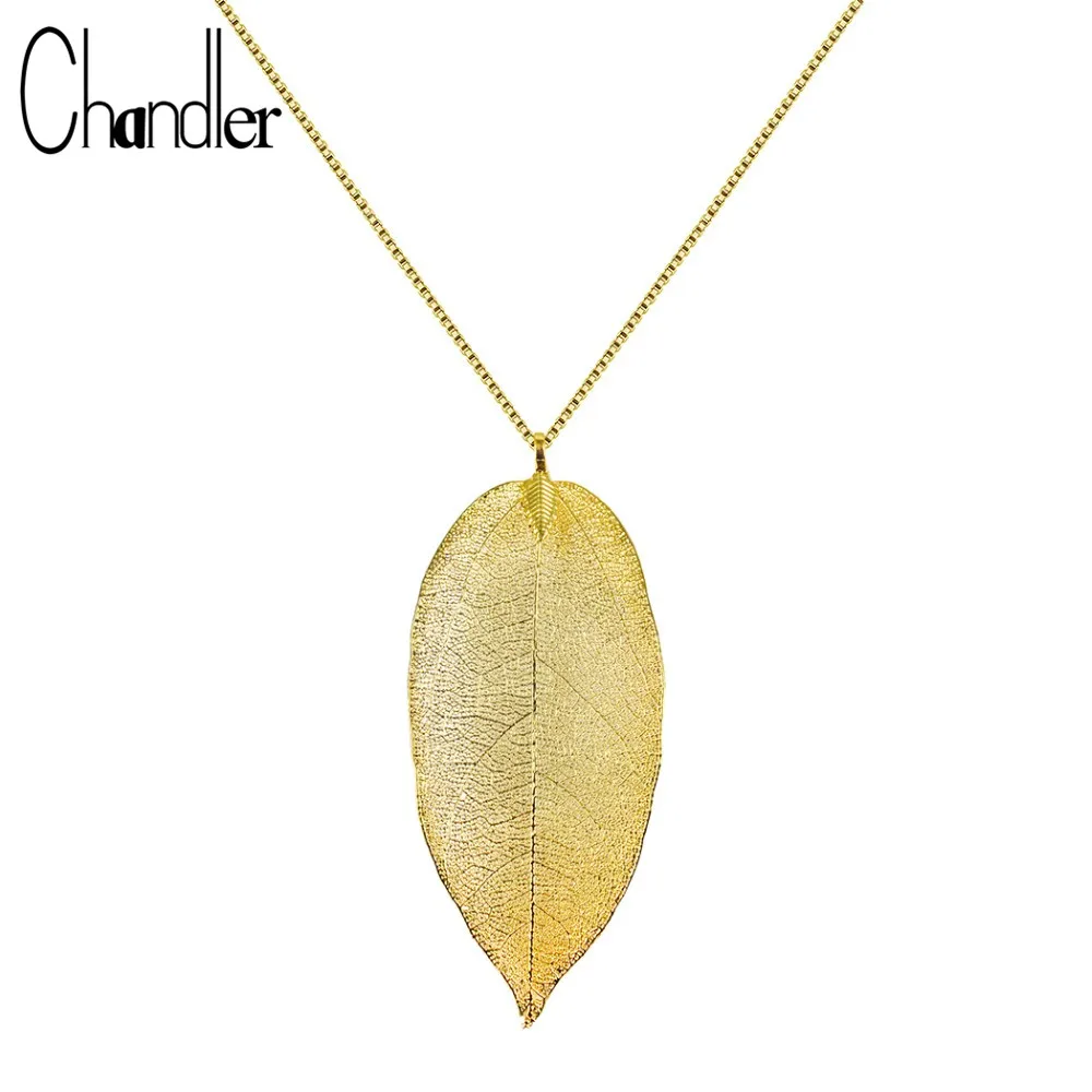 Женское ожерелье с подвеской в виде листьев дерева 45 см|leaf necklace|fashion necklacenecklace fashion