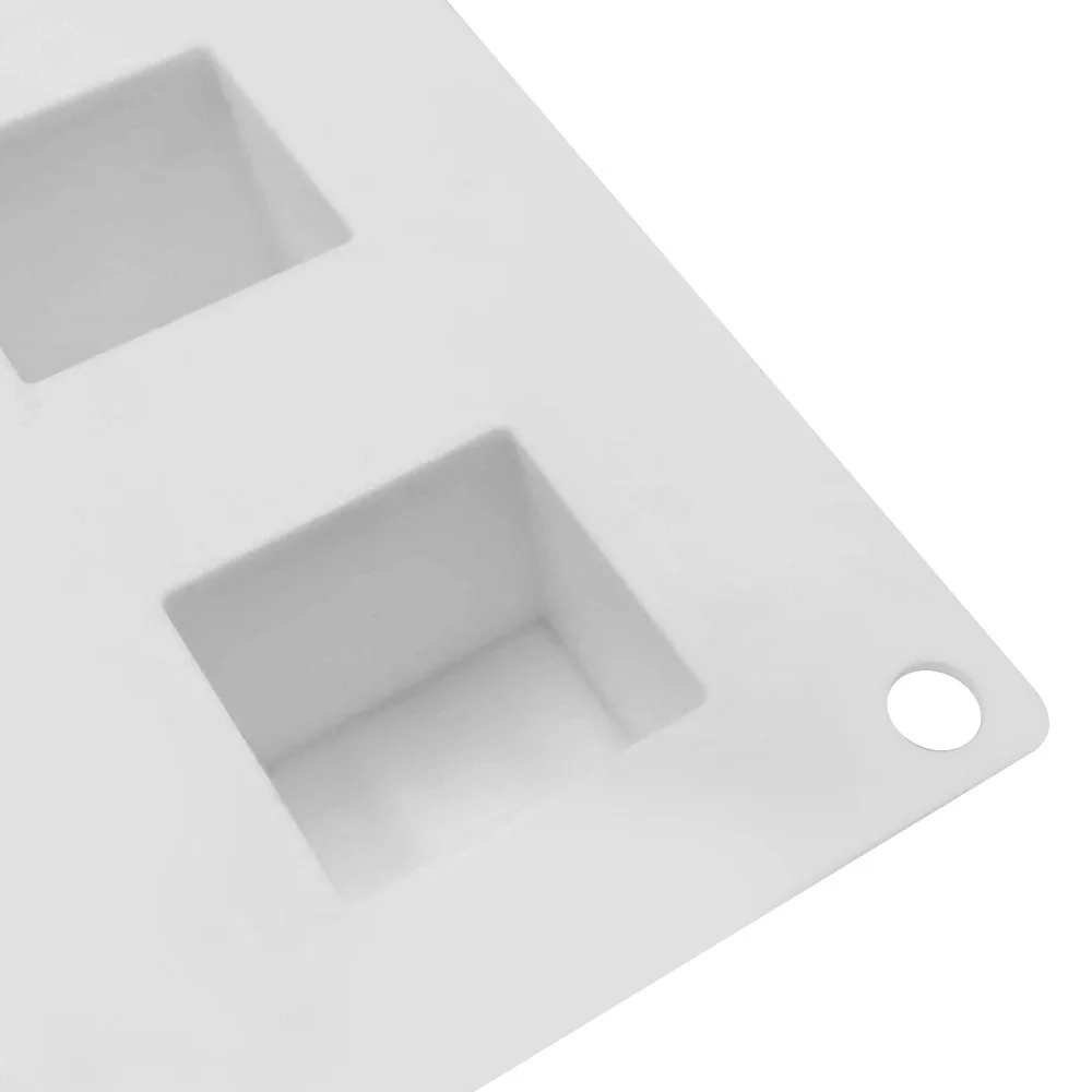 Силиконовая форма квадратной формы для торта 15 полости 3 см шоколадной выпечки