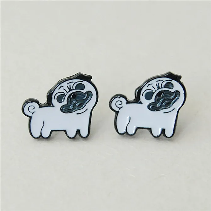 

Daisies Women Earrings Pet Dog Chihuahua Bulldog Cute Cartoon Animal Earrings Small Party Earrings Statement Jewelry