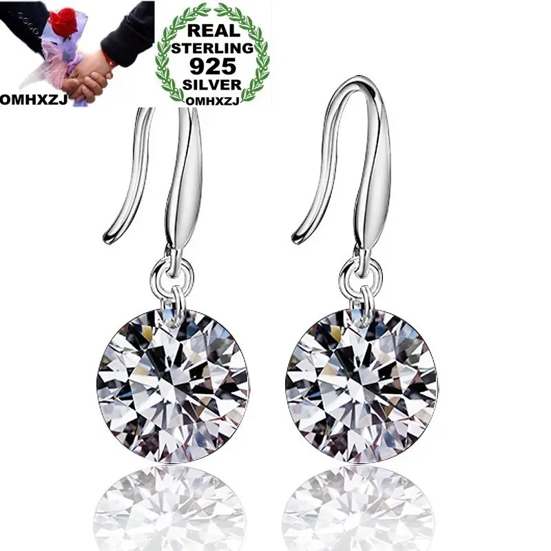 

Серьги OMHXZJ из серебра 925 пробы с цирконом, 6 цветов