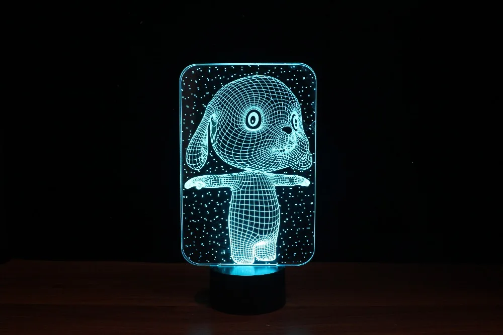 

2016 новейший подарок на день Святого Валентина акриловый светодиодный ночник s/usb светильник с сенсорным управлением