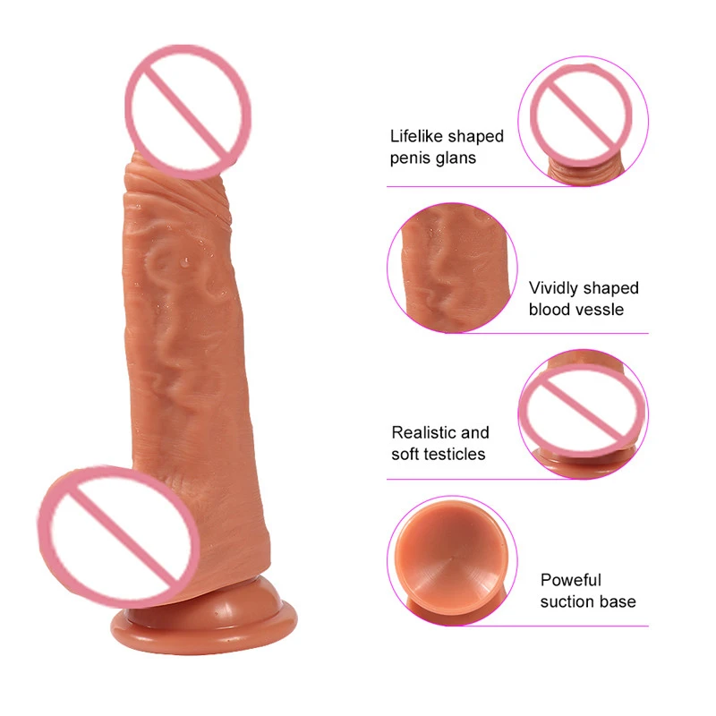 Мягкая и приятная на чувство силиконовый больше дилдо Реалистичные