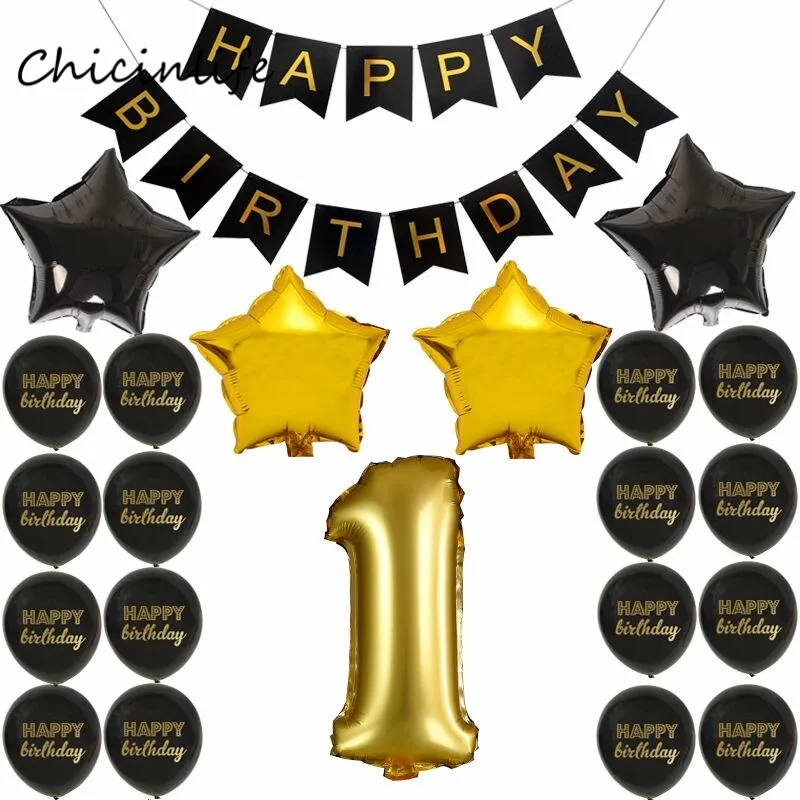 Chicinlife 1 комплект 16 18 21 30 35 40 лет для детей и взрослых декор вечеринки на день