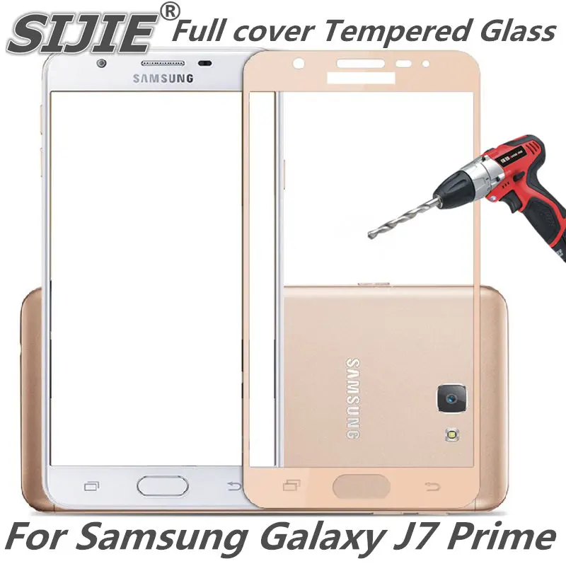 2 шт. полное покрытие закаленное Стекло для Samsung Galaxy J7 Prime G610 G610F G610M G610Y J 7 J7prime Экран