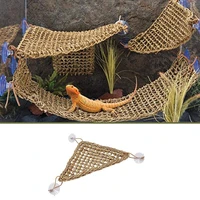 reptile hammock seaweed lizard lounger pet lounger reptile toy hanging bed mat for anolesbearded dragonsiguanashermit crabs