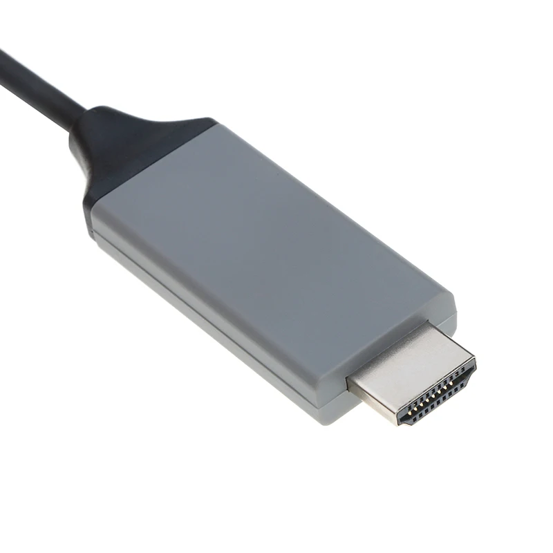 Kebidu 4K 30 Гц Тип C в HDMI-совместимый USB кабель конвертер 3 1 HD удлинитель адаптер для