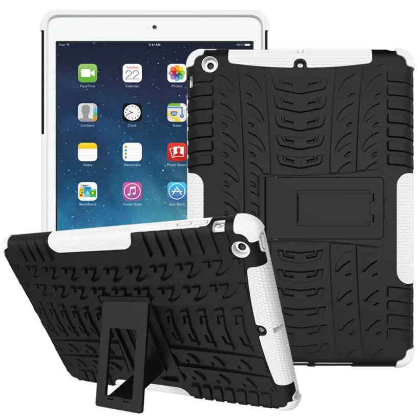 Защитный Гибридный чехол подставка из ТПУ и поликарбоната для Apple iPad5 сумка iPad Air 5