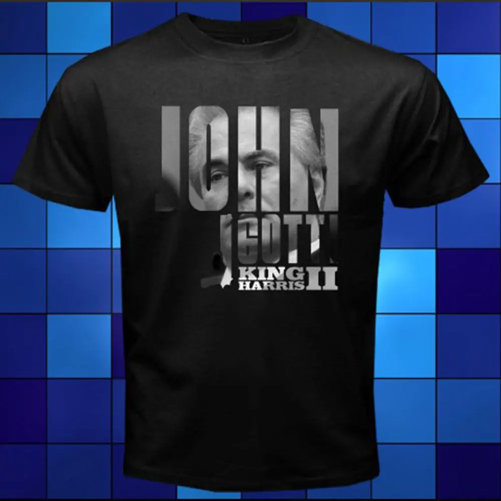 Новый Джон Готти Mafia King Харрис II черная футболка Размеры размеры s m l xl 2XL 3XL