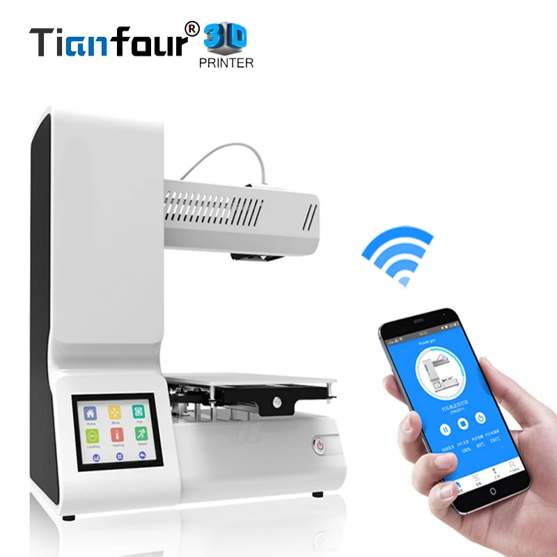 Tianfour T130 с открытым исходным кодом Высокая точность 3D принтеры Wi Fi Подключение