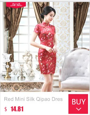 Шэн Коко розовый Qipao мини платье шаблон короткие Cheongsam с модным принтом жаккардовые хлопок питания XXL лето Китай