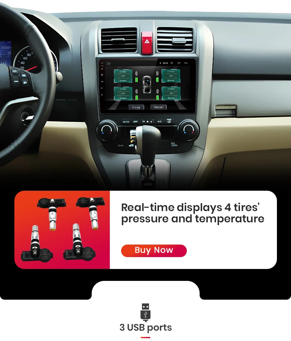 AWESAFE 4G+ 64G Android 8,1 " 2 Din автомобильный DVD CarPlay DSP gps Радио стерео плеер для Honda CRV 2007 2008 2009 2010 2011 без DVD