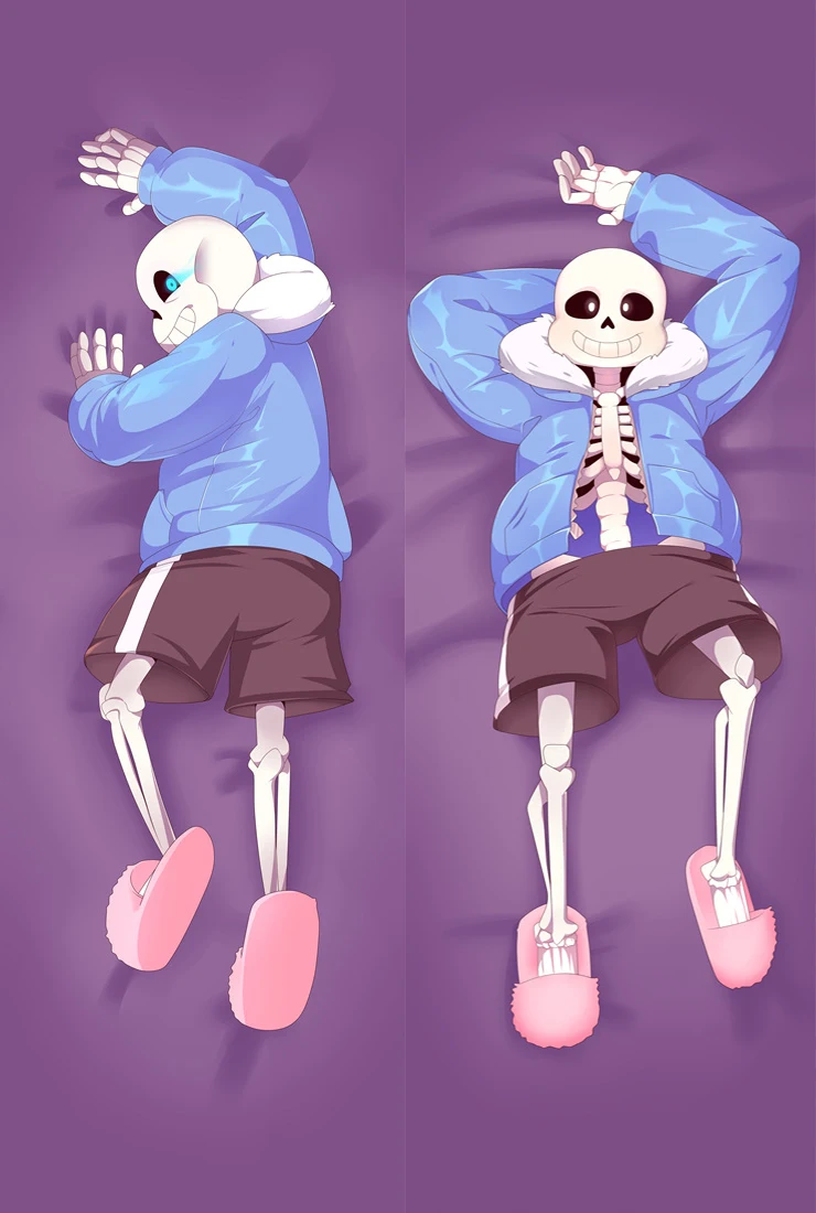 Популярная игра Undertale sans Мужская обнимающая подушка для тела Чехол постельное