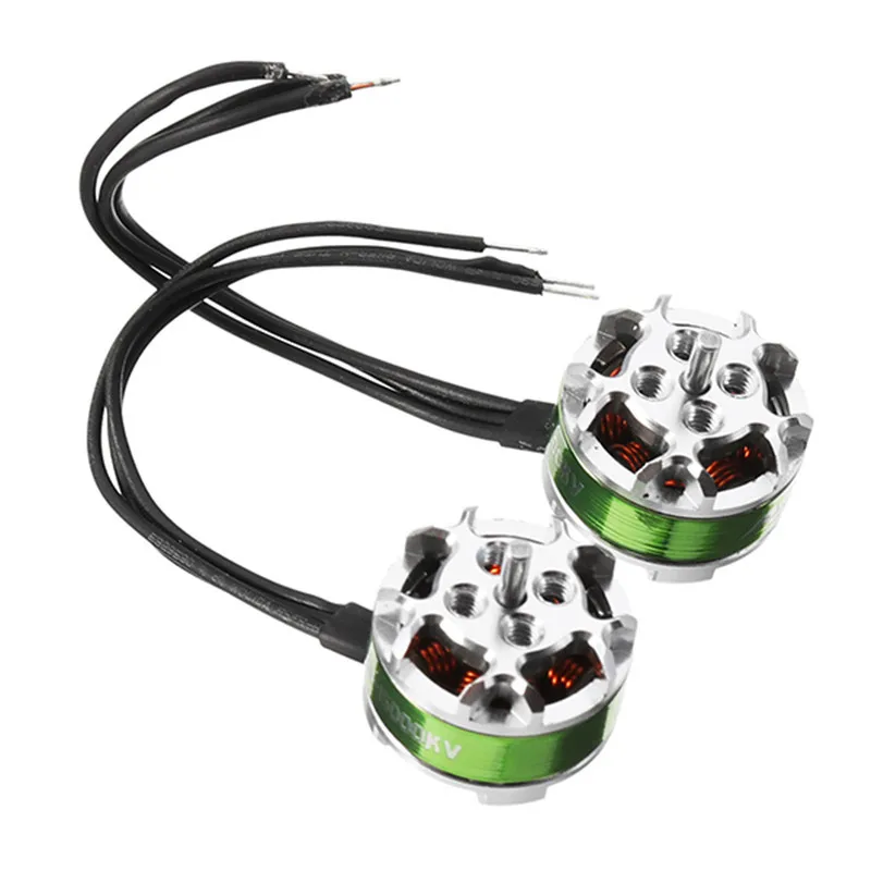 Оригинальный aokfly rv1103 1103 8000kv 15000kv 1 3 S бесщеточный Двигатель зеленый для 80 100 мм Мини