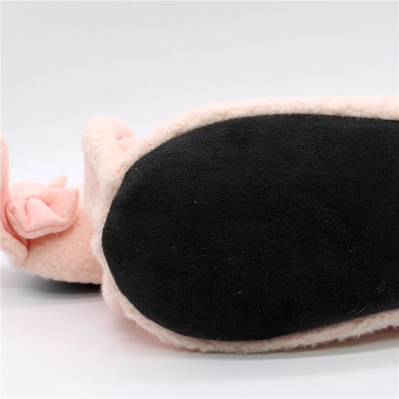 Pantoffels Dames Pantufa/Женские домашние шлепанцы с кроликами; мягкие домашние тапочки с очаровательными животными; противоскользящая бесшумная обувь