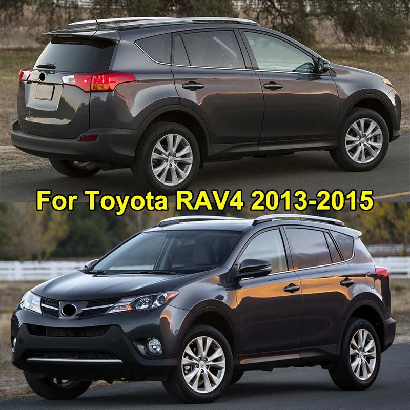 Для Toyota RAV4 2013 2014 2015 Хром Передний Задний противотуманный фонарь боковая крышка