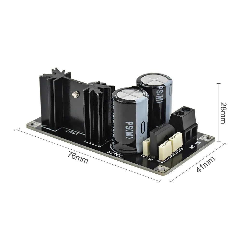 AIYIMA LM317 регулируемый блок питания переменного тока в постоянный регулируемый линейный регулятор с выпрямителем фильтр доска