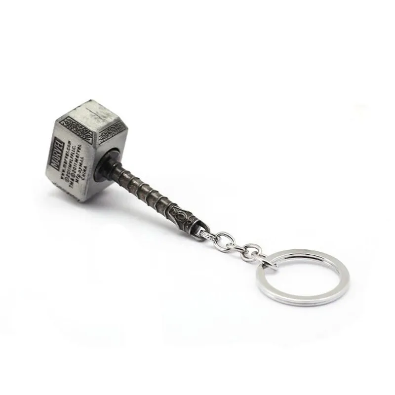 Фильм Мстители Тор брелок косплей реквизит Mjolnir брелок металлическая вращающаяся игрушка необычный Рождественский подарок