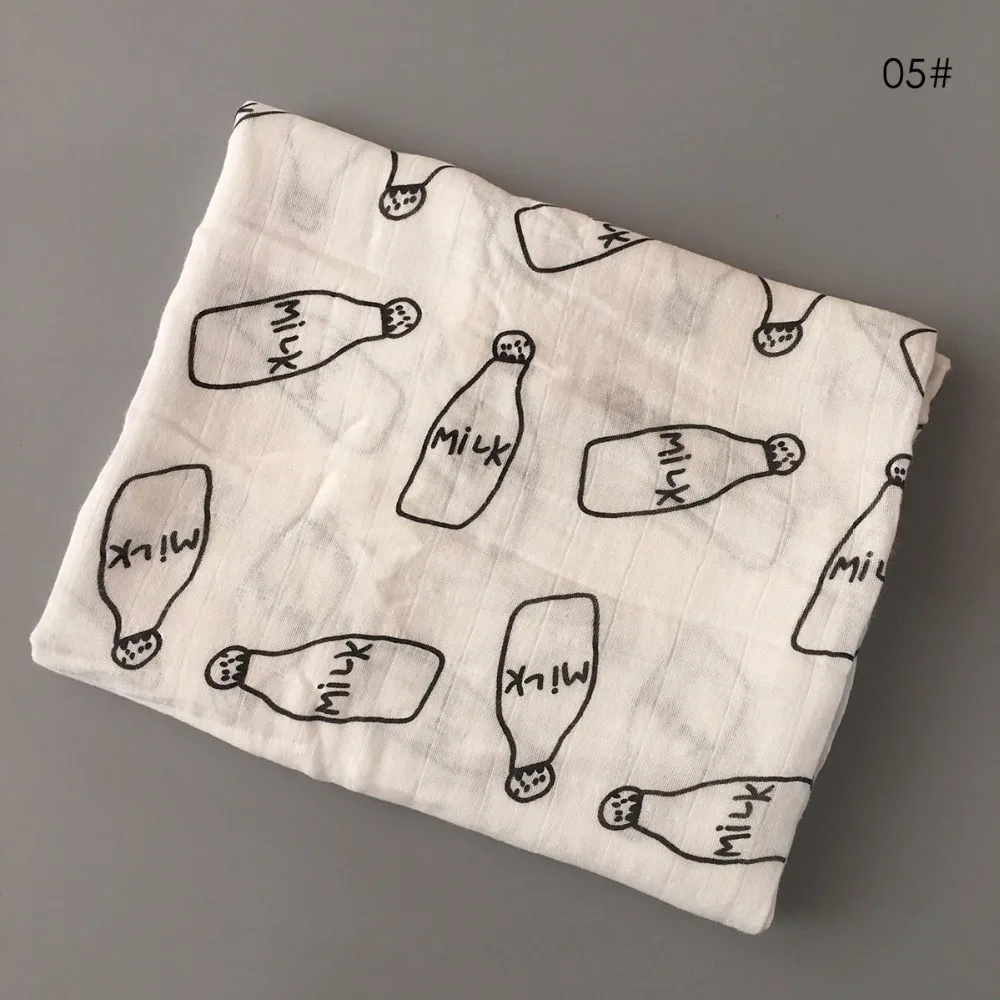 Детское муслиновое одеяло Puseky мягкое спальное для новорожденных банное