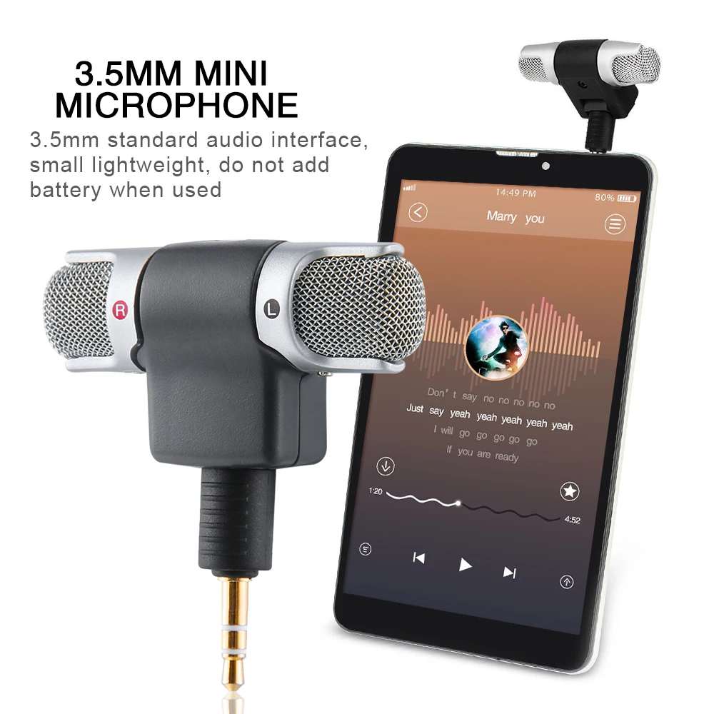 Mindkoo электретный микрофон мини стерео голос MIC 3 5 мм для ПК конденсаторный ноутбук
