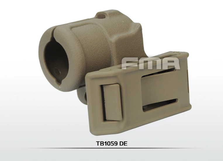 DE Тактическая ФМА V85 полимерная скорость 1,2" фонарик кобура для 2,25" ремень TB1059 - Цвет: DE