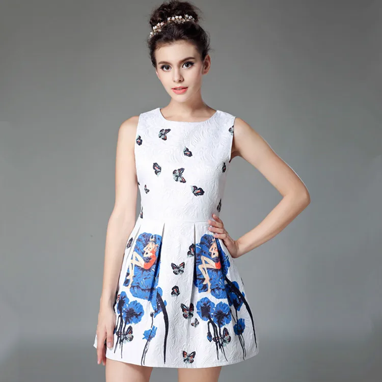 Vestidos Longos печать летнее платье короткие платья женщин Vestido короткий халат Vetement
