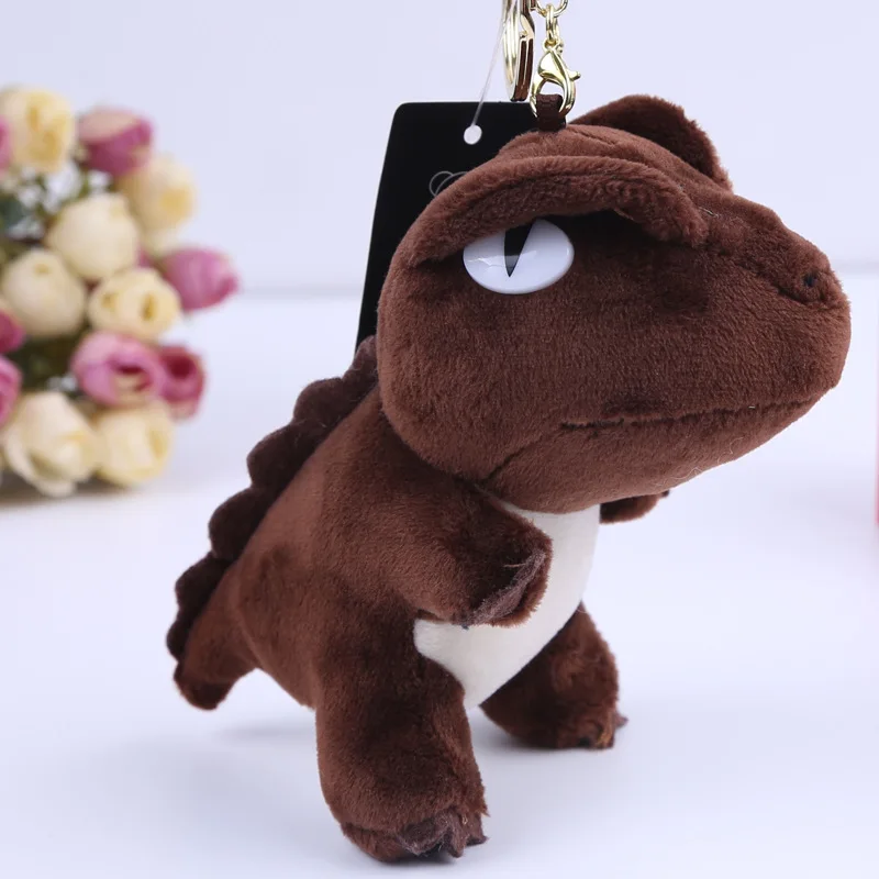 Новый плюшевый брелок для ключей с динозавром женщин модный животными сумка
