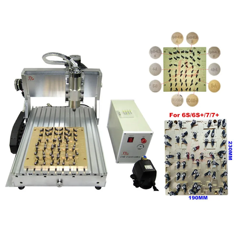 LY IC CNC маршрутизатор 3040 фрезерный полировальный гравировальный станок для iphone 4 4s 5 5c 5s 6 6P 6S + 7 ремонт основной