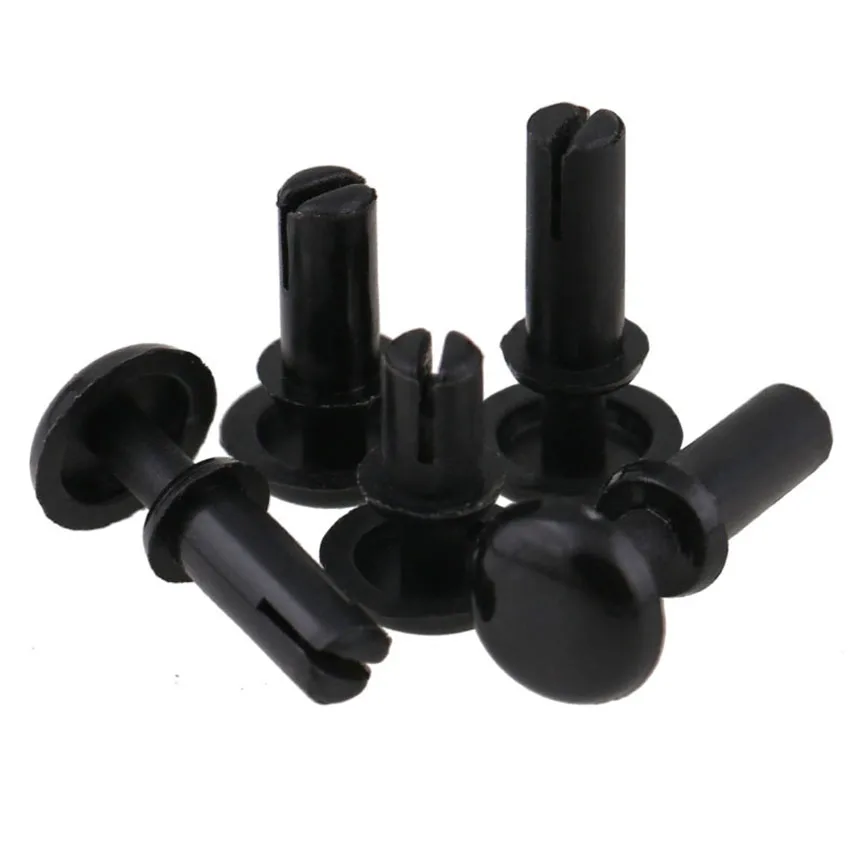 

50pcs/lot R4050- R6080 Type Nylon Rivets Black Plastic Nylon Rivets
