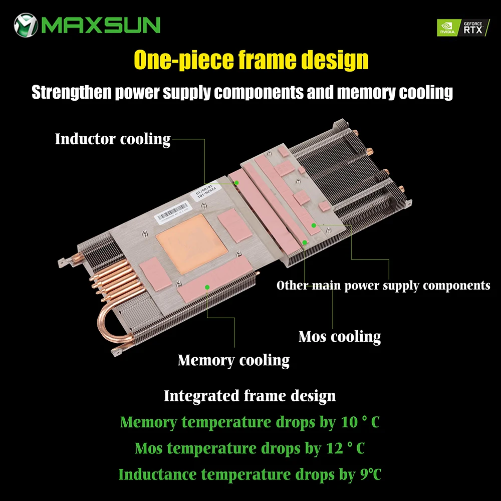 Видеокарта MAXSUN RTX 2080Ti JetStream OC 11G NVIDIA GDDR6 352bit 1400MHz 1350MHz DP+ HDMI+ type-C 8pin RGB 4352