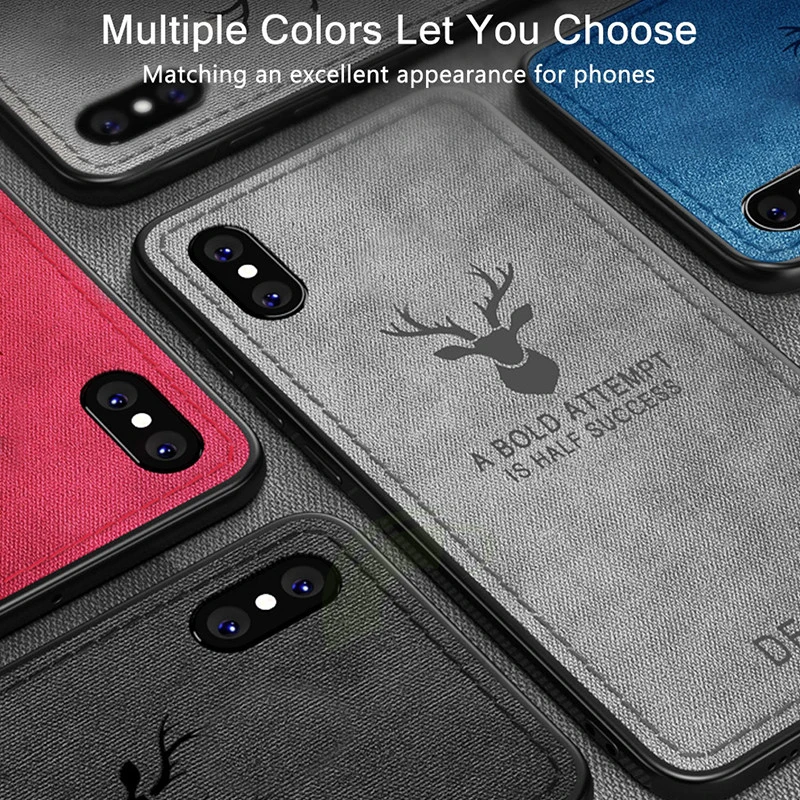 Keajor чехол для телефона Iphone 7 8 6 6s Plus классический тканевый бампер мягкая