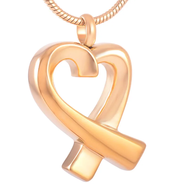 IJD8938 галстук-бабочка из нержавеющей стали подвеска в форме сердца памятный