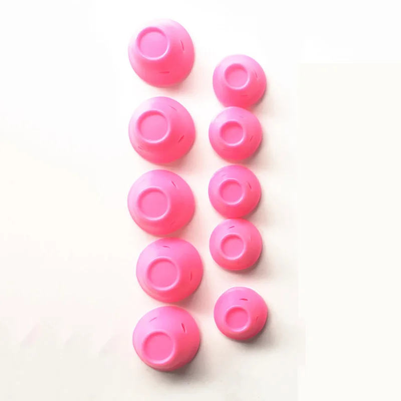 20 шт. розовая Волшебная катушка для волос без зажима горячего силикона бигуди