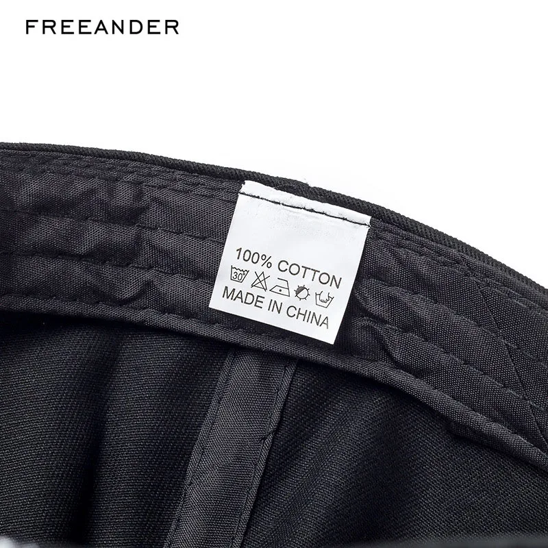 Мужская и Женская бейсбольная кепка Freeander с вышитым черепом Snapback модная
