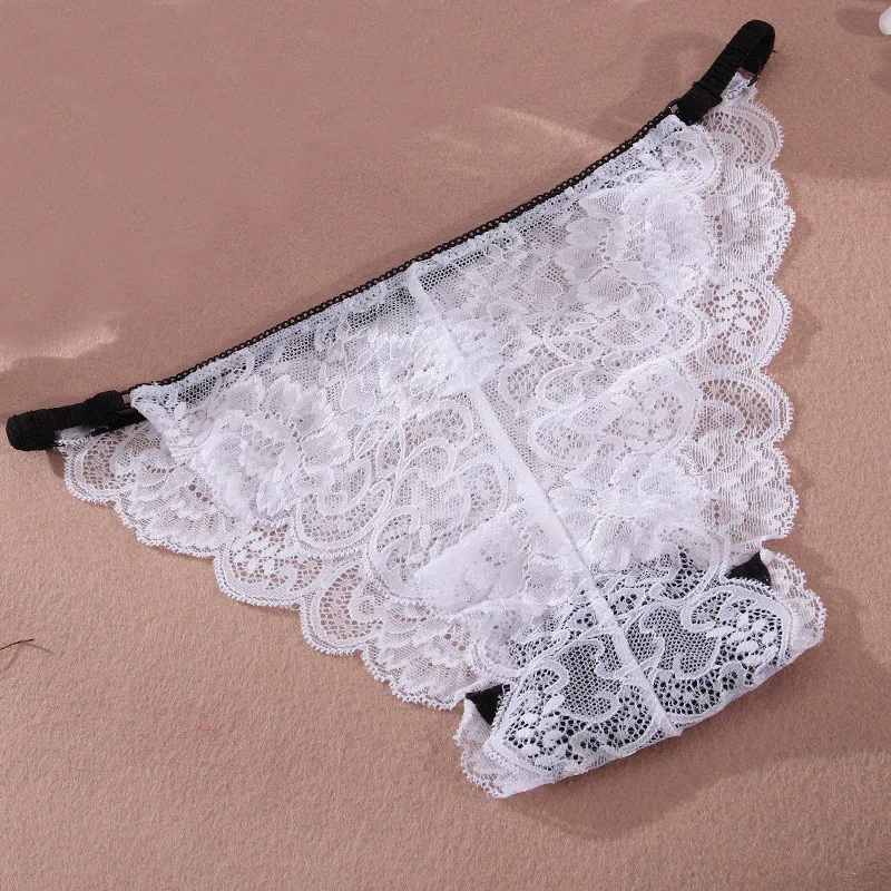 Очаровательная Леди Модные женские Кружевные Трусики Прозрачный Underwear Женщина