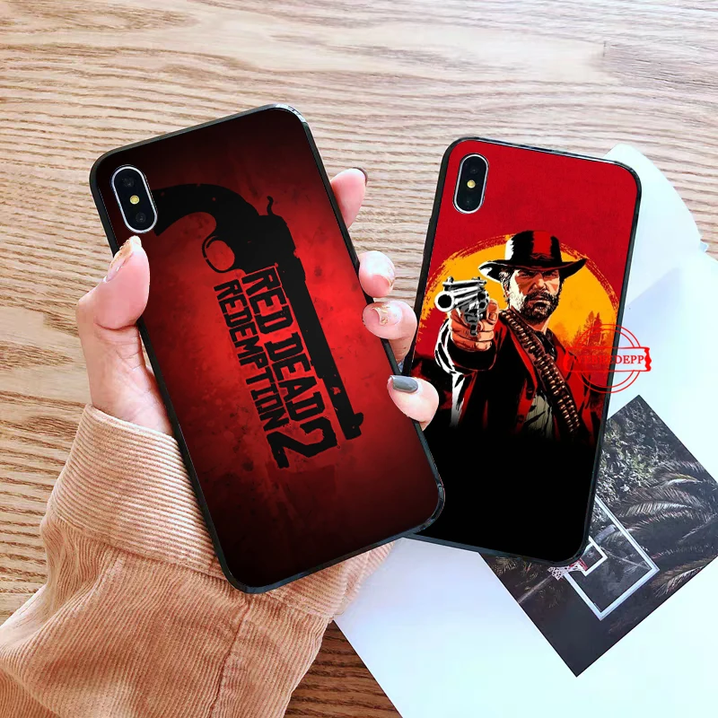 WEBBEDEPP Горячий красный мертвый выкуп 2 Силиконовый мягкий чехол для iPhone 5 SE 5S 6 6S Plus 7