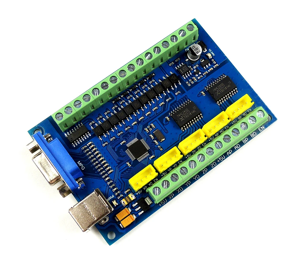 Обновленная фабричная торговая марка MACH3 USB CNC 5 осей 100 кГц карта управления