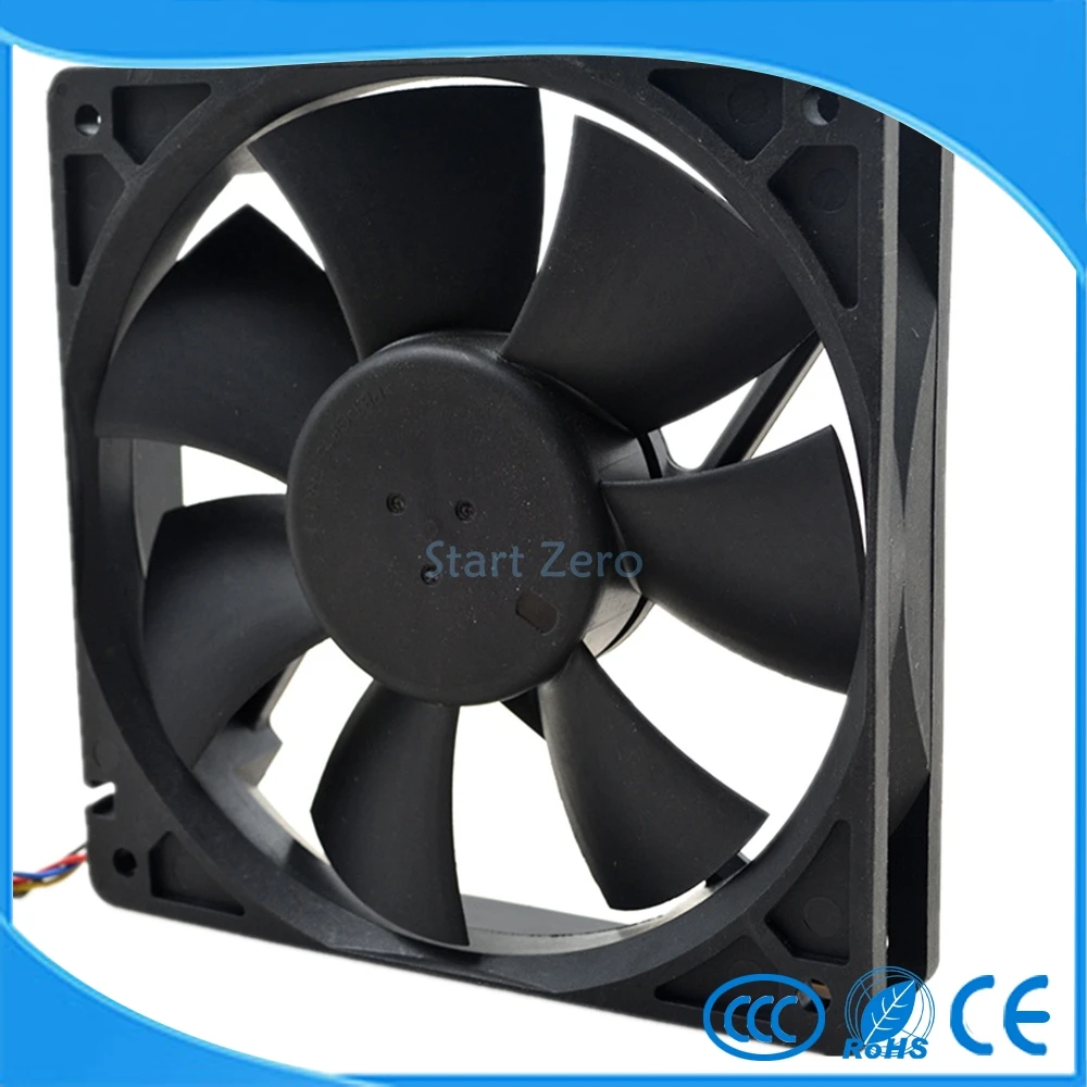 Вентилятор охлаждения Delta AFB1212VH PWM 12025 12В 0.60A 12 см 4PIN 120*120*25 мм | Инструменты