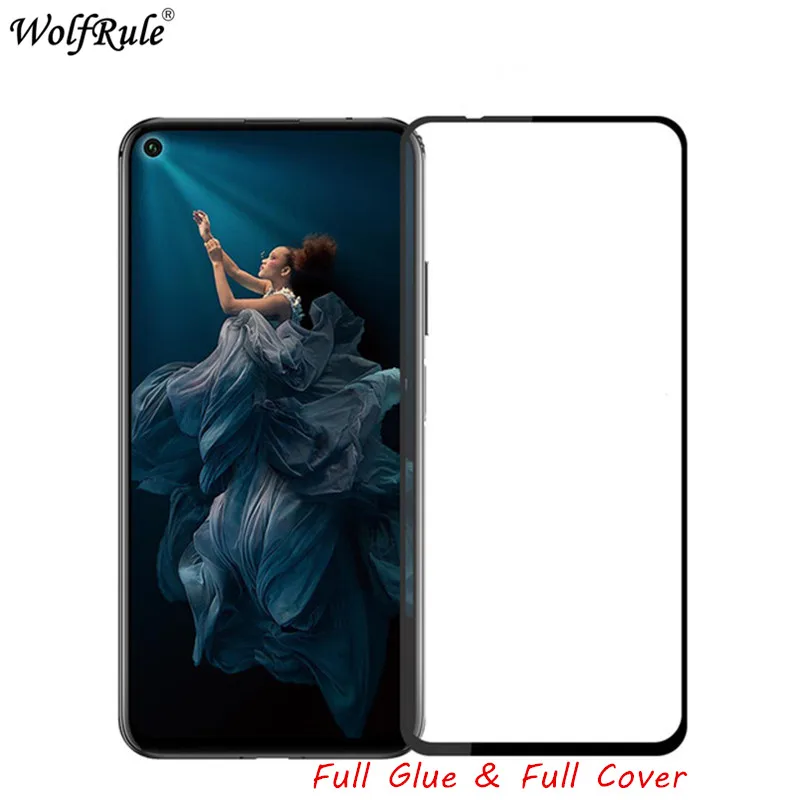 2 шт. защита для ЖК экрана Honor 20 Pro закаленное стекло полное покрытие телефона Huawei /