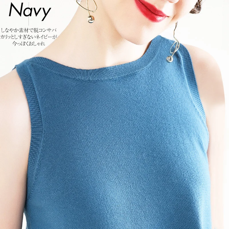 Новинка 2019 женская трикотажная кофточка модные однотонные майки с v-образным